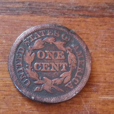 LOT 84 1848 LARGE CENT