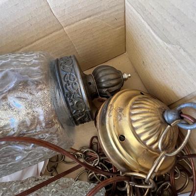 Swag lamp pieces and parts