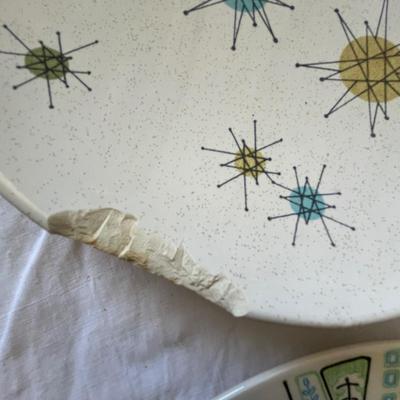 Calling all crafters: damaged MCM dinnerware