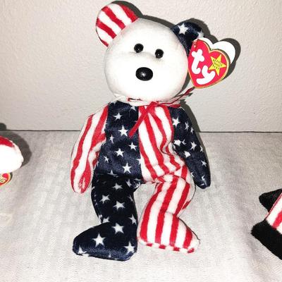BEANIE BABIES SPANGLE-LEFTY-RIGHTY