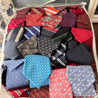 Designer Silk Ties - Big Lot!