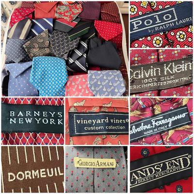 Designer Silk Ties - Big Lot!