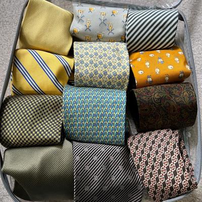 Huge Mixed Lot Silk Ties - Designer, Vintage, Contemp.