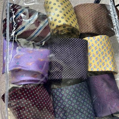 Huge Mixed Lot Silk Ties - Designer, Vintage, Contemp.