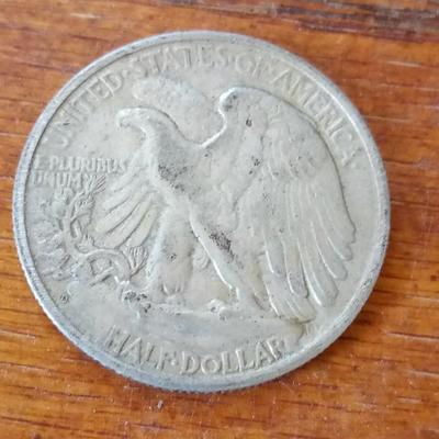 LOT 91 1945-D SILVER HALF DOLLAR