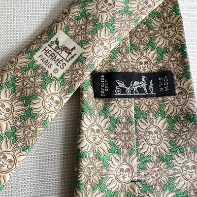 Rare HERMES Vintage Sun King Louis XIV Silk Tie