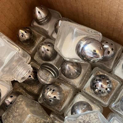Lots of small salt and pepper shakers