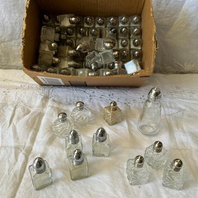 Lots of small salt and pepper shakers