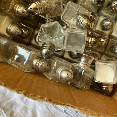 Lots of small salt and pepper shakers