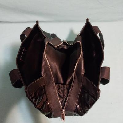 DNKY LARGE HANDBAG AND HARDSIDED WALLET