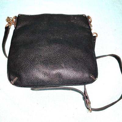TWO NICE BLACK LEATHER PURSES