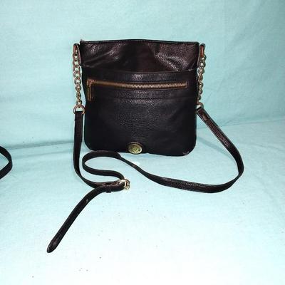 TWO NICE BLACK LEATHER PURSES