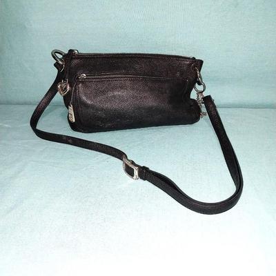 TIGNANELLO HANDBAG AND LONG STRAP BRIGHTON LEATHER PURSE