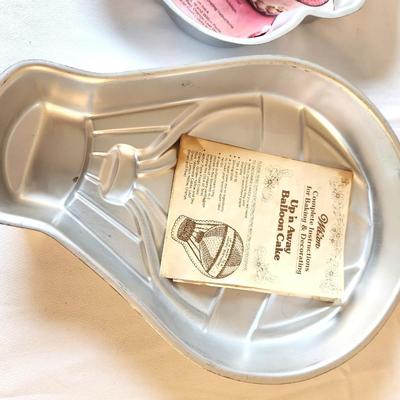 Lot #50 Lot of 4 Vintage Wilton Character Cake Pans - Strawberry Shortcake, more