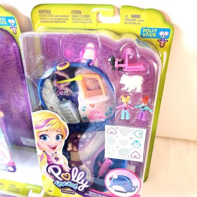 Lot #51 Lot of 3 Polly Pocket Toys New in Box