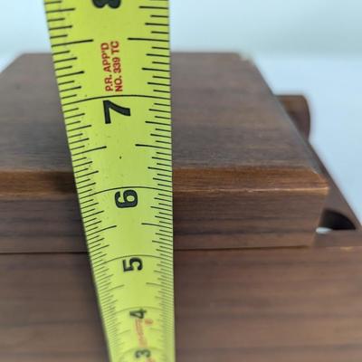 Vintage Humidor 6 Pipe Holder Solid Wood