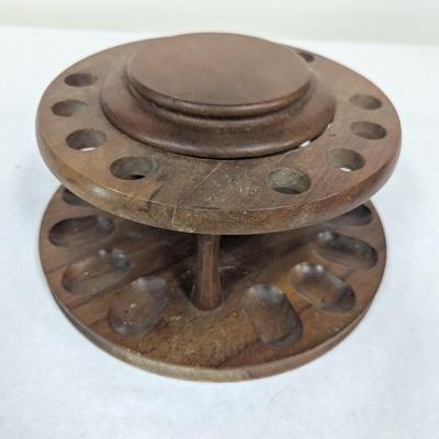 Vintage Revolving Pipe Stand 12 Pipes