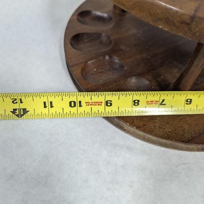 Vintage Revolving Pipe Stand 12 Pipes