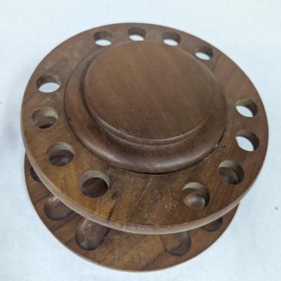 Vintage Revolving Pipe Stand 12 Pipes