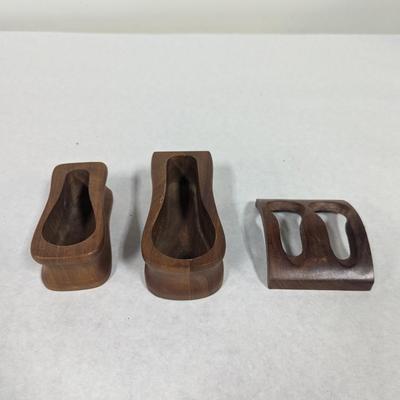 Vintage Wooden Pipe Holders