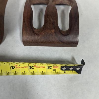Vintage Wooden Pipe Holders