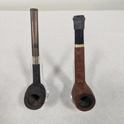 Vintage Pipes Savinelli Virginia 802 & Savinelli Italy Rustic 925 Etched On Silver Band