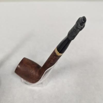 Vintage Pipes Savinelli Virginia 802 & Savinelli Italy Rustic 925 Etched On Silver Band