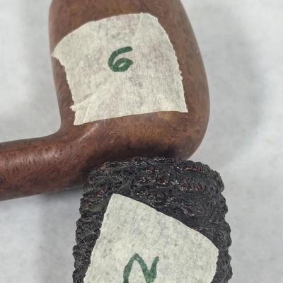 Vintage Pipes Savinelli Virginia 802 & Savinelli Italy Rustic 925 Etched On Silver Band