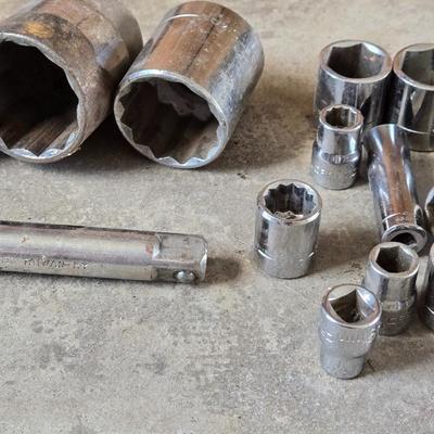 Mixed Lot of Wrenches and Sockets