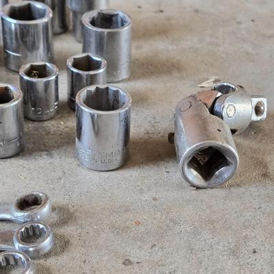 Mixed Lot of Wrenches and Sockets
