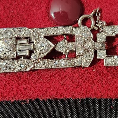 Stunning vintage Diamond Bracelet set in Platinum Fred Leighton