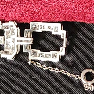 Stunning vintage Diamond Bracelet set in Platinum Fred Leighton