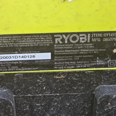 Ryobi 1900psi Power Washer