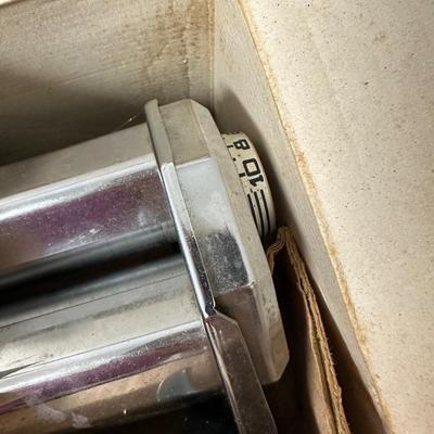 VINTAGE URANIA PASTA ROLLER WITH ORIG BOX