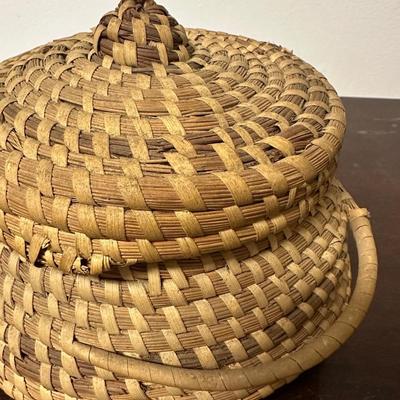 VINTAGE SWEETGRASS BASKET LOT
