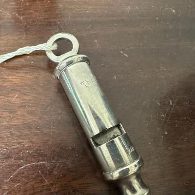 SILVERPLATE AWARDS & VINTAGE POLICE WHISTLE