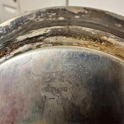 CAMDEN HORSE SHOW 1934 PAIR OF HUNTERS STERLING SILVER AWARD PLATE