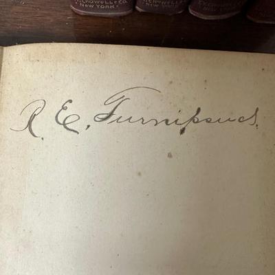 6 ANTIQUE POEM BOOKS
