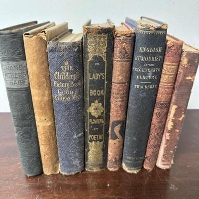 ANTIQUE BOOK LOT