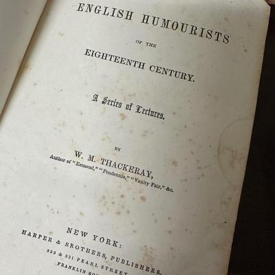 ANTIQUE BOOK LOT