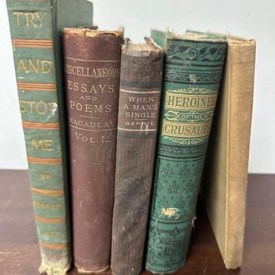 ANTIQUE BOOK LOT