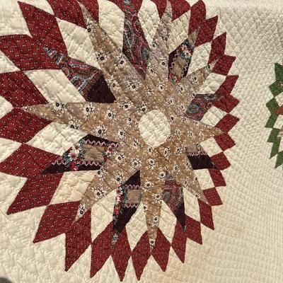 VINTAGE QUILT, SIGNED