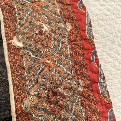 VINTAGE QUILT, SIGNED