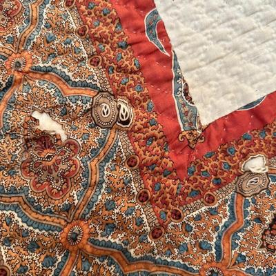 VINTAGE QUILT, SIGNED