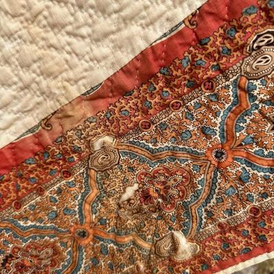 VINTAGE QUILT, SIGNED