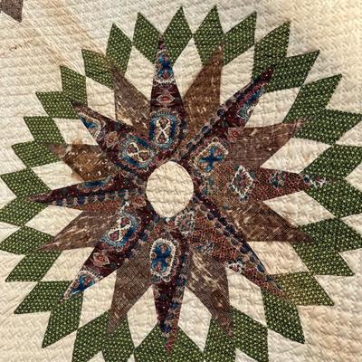 VINTAGE QUILT, SIGNED