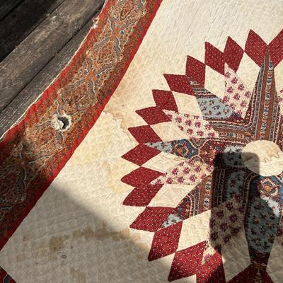 VINTAGE QUILT, SIGNED