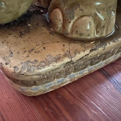 PAIR VINTAGE ELEPHANT PLANT STANDS