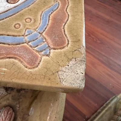 PAIR VINTAGE ELEPHANT PLANT STANDS