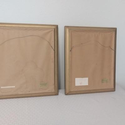TWO VINTAGE FRAMED PICTURES